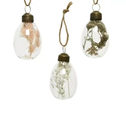 80.3450 Ei Glas Blumen 8er-Pack D.3,5cm H.5cm klar