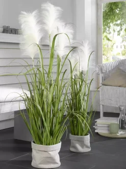 150.026607 Kunstpflanze Head Onion- Gras 95cm grün