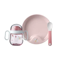 Babygeschirrset 3-teilig Flowers & Butterfly