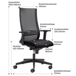 Bürodrehstuhl Altum-HB