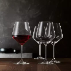 Burgunderglas 4er-Set Style