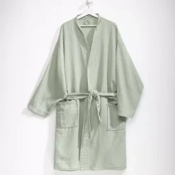casaNOVA Musselin Bademantel Musselin