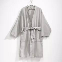 casaNOVA Musselin Bademantel Musselin