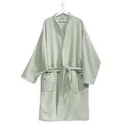 casaNOVA Musselin Bademantel Musselin