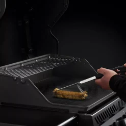 Dreireihige Grillbürste mit Messingborsten