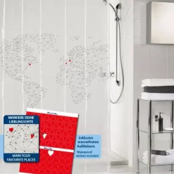 Duschvorhang Reiselust