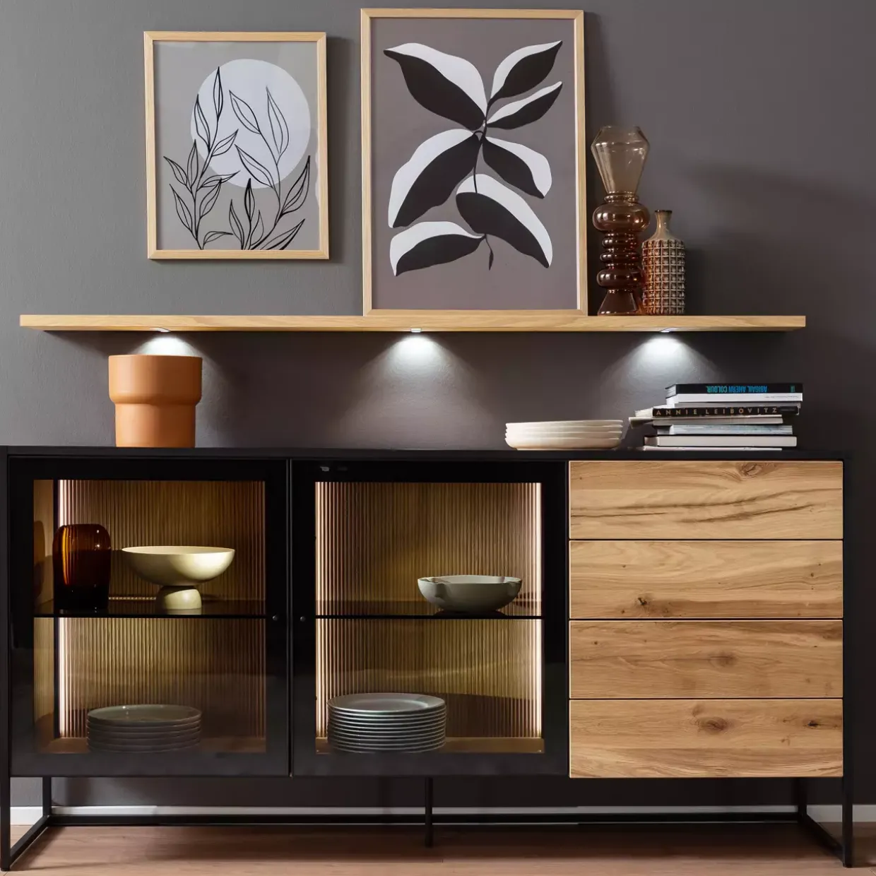 3er Set LED-Beleuchtung Tagena