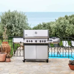 Gasgrill mit Infrarot-Seiten- und Heckbrenner Prestige 665 P665VXRSIBPSS-DE