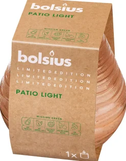 Glas mit Wachsfüllung