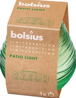 Glas mit Wachsfüllung