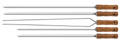Grillspieß-Set 5tlg. FSC Jatoba