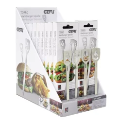 Hamburger-Spieße TORRO2 Stück (Totenkopf/Flamme) Torro - Motiv: Totenkopf und Feuer