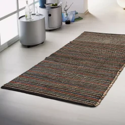 Handwebteppich Chindi+Jute+Hem