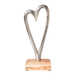 Herz auf Holzbase Herz