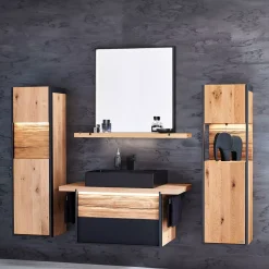 Hängeschrank mit Apotherkerauszug Steel