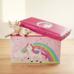 2in1 Staubox und Sitzbank Einhorn