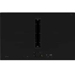 Induktionskochfeld mit Dunstabzug, Magnetknebel, Seitliche Lisenen V68TXDMATT