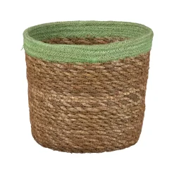Jute-Baumwollübertopf