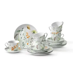 Kaffeeservice 18-tlg Flowers