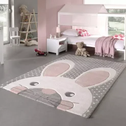 Kinderteppich Pastell