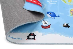 Kinderteppich Weltkarte