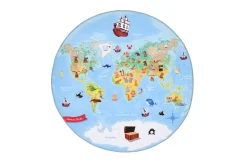 Kinderteppich Weltkarte