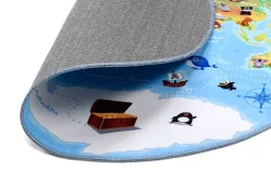 Kinderteppich Weltkarte