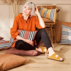 Kissenhülle Unifarben INDIANA