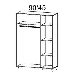 Kleiderschrank Falun