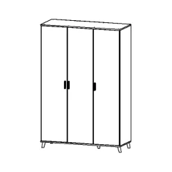 Kleiderschrank Falun