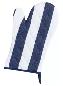 Kochhandschuh Blockstreifen
