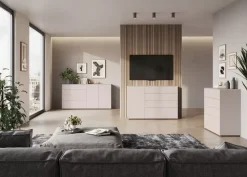 Kommode mit 4 Schubkästen FAKTA LOMENA