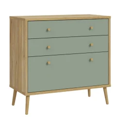 Kommode mit 3 Schubladen Whenua