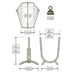 LA SIESTA Hängesessel Udine