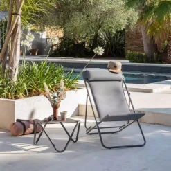 Lafuma Mobilier Liegestuhl MAX TRANSAT+BEC