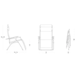 Lafuma Mobilier Relaxliege FUTURA