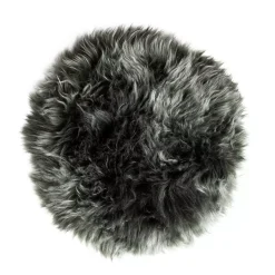 Lammfellpad rund