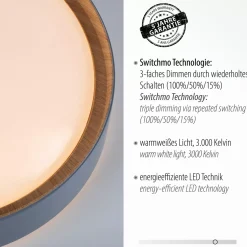 LED-Deckenleuchte Emilia