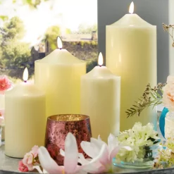 LED-Echtwachskerze -