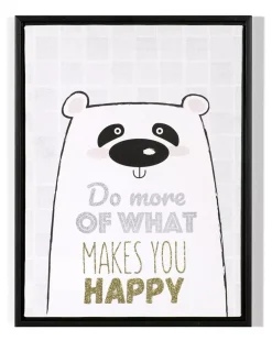 Leinwanddruck „Do more of what …“