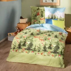 Linon Bettwäsche Tiere des Waldes