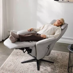 MONDO COMFORT Relax-Sessel Ergonomie XL Maxiversion 2-motor. Verstellung Landor