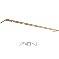 MONDO Kranzleiste mit LED-Beleuchtung Laccato