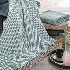 MONDO Wohndecke mit Fransen