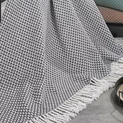 MONDO Wohndecke mit Fransen