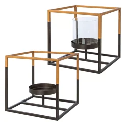 Rahmen-Teelichthalter Golden Touch