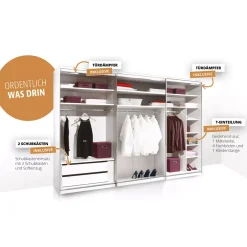 Schwebetürenschrank Lento-Glas