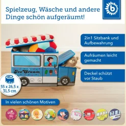 Sitzbank 2in1 Staubox Icecream