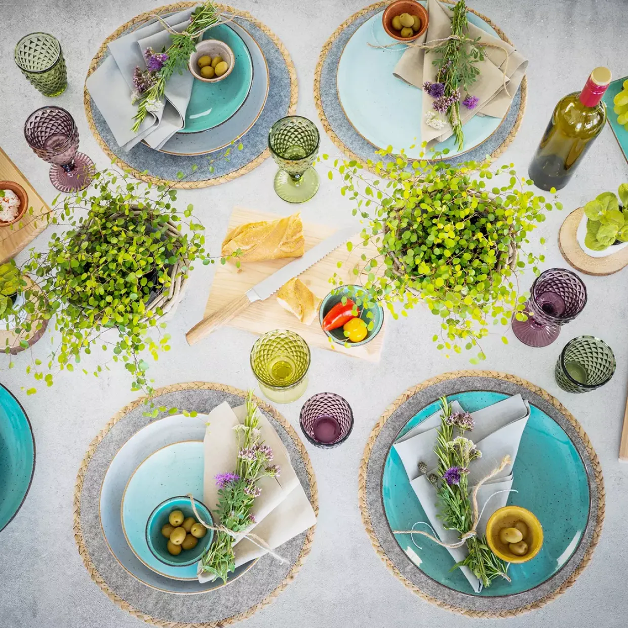 Speiseteller Vintage nature