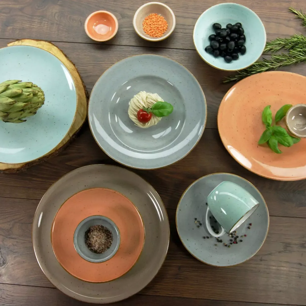 Suppenteller Vintage Nature